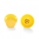 eXtremeRate Yellow Replacement 3D Joystick Thumbsticks, Analog Thumb Sticks with Phillips Screwdriver for Nintendo Switch Pro Controller - KRM517