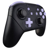 eXtremeRate DIY Replacement Full Set Buttons for Nintendo Switch Pro Controller - Light Violet - KRP310