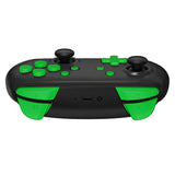 eXtremeRate DIY Replacement Full Set Buttons for Nintendo Switch Pro Controller - Green - KRP317