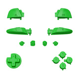 eXtremeRate DIY Replacement Full Set Buttons for Nintendo Switch Pro Controller - Green - KRP317