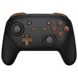 eXtremeRate DIY Replacement Full Set Buttons for Nintendo Switch Pro Controller - Wood Grain - KRS201