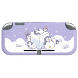 PlayVital Icy Cube Penguin Custom Protective Case for NS Switch Lite, Soft TPU Slim Case Cover for NS Switch Lite - LTU6009