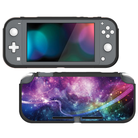 PlayVital Purple Galaxy Custom Protective Case for NS Switch Lite, Soft TPU Slim Case Cover for NS Switch Lite -  LTU6011