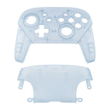 eXtremeRate Glacier Blue Faceplate and Backplate for Nintendo Switch Pro Controller, DIY Replacement Shell Housing Case for Nintendo Switch Pro - Controller NOT Included - MRM506