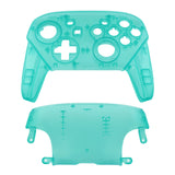 eXtremeRate Emerald Green Faceplate and Backplate for Nintendo Switch Pro Controller, DIY Replacement Shell Housing Case for Nintendo Switch Pro - Controller NOT Included - MRM508