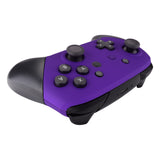 eXtremeRate Purple Faceplate and Backplate for Nintendo Switch Pro Controller, Soft Touch DIY Replacement Shell Housing Case for Nintendo Switch Pro - Controller NOT Included - MRP305