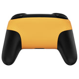 eXtremeRate Caution Yellow Faceplate and Backplate for NS Switch Pro Controller, Soft Touch DIY Replacement Shell Housing Case for NS Switch Pro Controller - Controller NOT Included - MRP318