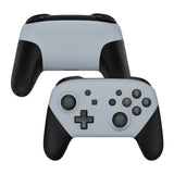 eXtremeRate New Hope Gray Faceplate and Backplate for NS Switch Pro Controller, DIY Replacement Shell Housing Case for NS Switch Pro Controller - Controller NOT Included - MRP337