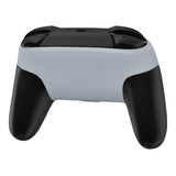 eXtremeRate New Hope Gray Faceplate and Backplate for NS Switch Pro Controller, DIY Replacement Shell Housing Case for NS Switch Pro Controller - Controller NOT Included - MRP337