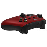 eXtremeRate FaceMag Scarlet Red Magnetic Replacement Front Housing Shell for Xbox Series X & S Controller, DIY Faceplate Cover with Accent Rings for Xbox Core Controller Model 1914 - Controller NOT Included - MX3P3001