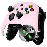 eXtremeRate FaceMag Cherry Blossoms Pink Magnetic Replacement Front Housing Shell for Xbox Series X & S Controller, DIY Faceplate Cover with Accent Rings for Xbox Core Controller Model 1914 - Controller NOT Included - MX3P3002