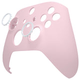 eXtremeRate FaceMag Cherry Blossoms Pink Magnetic Replacement Front Housing Shell for Xbox Series X & S Controller, DIY Faceplate Cover with Accent Rings for Xbox Core Controller Model 1914 - Controller NOT Included - MX3P3002