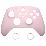 eXtremeRate FaceMag Cherry Blossoms Pink Magnetic Replacement Front Housing Shell for Xbox Series X & S Controller, DIY Faceplate Cover with Accent Rings for Xbox Core Controller Model 1914 - Controller NOT Included - MX3P3002