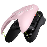 eXtremeRate FaceMag Cherry Blossoms Pink Magnetic Replacement Front Housing Shell for Xbox Series X & S Controller, DIY Faceplate Cover with Accent Rings for Xbox Core Controller Model 1914 - Controller NOT Included - MX3P3002