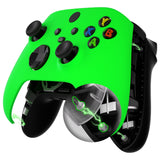 eXtremeRate FaceMag Neon Green Magnetic Replacement Front Housing Shell for Xbox Series X & S Controller, DIY Faceplate Cover with Accent Rings for Xbox Core Controller Model 1914 - Controller NOT Included - MX3P3003