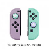 PlayVital Switch Joystick Caps, Switch Lite Thumbstick Caps, Silicone Analog Cover for Joycon of Switch OLED, Thumb Grip Rocker Caps for Nintendo Switch & Switch Lite - Mint Green & Light - NJM1003