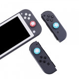 Star Design Cute Switch Thumb Grip Caps, Bondi Blue & Indian Red Joystick Caps for Nintendo Switch Lite, Silicone Analog Cover Thumb Stick Grips for for Joycon - NJM1010