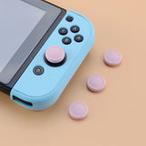 PlayVital Switch Joystick Caps, Switch Lite Thumbstick Caps, Silicone Analog Cover for Joycon of Switch OLED, Thumb Grip Rocker Caps for Nintendo Switch & Switch Lite - 4 Pcs Cherry Blossoms - NJM1011