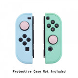 PlayVital Switch Joystick Caps, Switch Lite Thumbstick Caps, Silicone Analog Cover for Joycon of Switch OLED, Thumb Grip Rocker Caps for Nintendo Switch & Switch Lite - 4 Pcs Cherry Blossoms - NJM1011