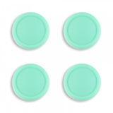 PlayVital Switch Joystick Caps, Switch Lite Thumbstick Caps, Silicone Analog Cover for Joycon of Switch OLED, Thumb Grip Rocker Caps for Nintendo Switch & Switch Lite - 4 Pcs Mint Green - NJM1013