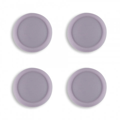 PlayVital Switch Joystick Caps, Switch Lite Thumbstick Caps, Silicone Analog Cover for Joycon of Switch OLED, Thumb Grip Rocker Caps for Nintendo Switch & Switch Lite - 4 Pcs Dark Grayish Violet - NJM1017