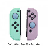 PlayVital Switch Joystick Caps, Switch Lite Thumbstick Caps, Silicone Analog Cover for Joycon of Switch OLED, Thumb Grip Rocker Caps for Nintendo Switch & Switch Lite - 4 Pcs Airforce Blue - NJM1019