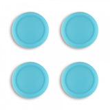 PlayVital Switch Joystick Caps, Switch Lite Thumbstick Caps, Silicone Analog Cover for Joycon of Switch OLED, Thumb Grip Rocker Caps for Nintendo Switch & Switch Lite - 4 Pcs Bondi Blue - NJM1020