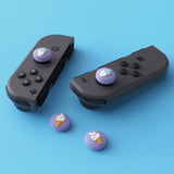 PlayVital Ice Cream Cute Switch Thumb Grip Caps, Light Violet Joystick Caps for NS Switch Lite, Silicone Analog Cover Thumbstick Grips for Joycon of Switch OLED - NJM1105