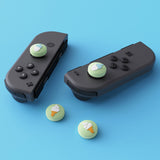 PlayVital Ice Cream Cute Switch Thumb Grip Caps, Matcha Green Joystick Caps for NS Switch Lite, Silicone Analog Cover Thumbstick Grips for Joycon of Switch OLED - NJM1108