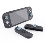 PlayVital Kitten & Doggie Cute Switch Thumb Grip Caps, Heaven Blue Joystick Caps for NS Switch Lite, Silicone Analog Cover Thumbstick Grips for Joycon of Switch OLED - NJM1110