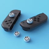 PlayVital Kitten & Doggie Cute Switch Thumb Grip Caps, Heaven Blue Joystick Caps for NS Switch Lite, Silicone Analog Cover Thumbstick Grips for Joycon of Switch OLED - NJM1110