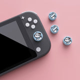 PlayVital Kitten & Doggie Cute Switch Thumb Grip Caps, Heaven Blue Joystick Caps for NS Switch Lite, Silicone Analog Cover Thumbstick Grips for Joycon of Switch OLED - NJM1110