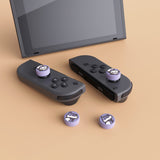 PlayVital Kitten & Doggie Cute Switch Thumb Grip Caps, Light Violet Joystick Caps for NS Switch Lite, Silicone Analog Cover Thumbstick Grips for Joycon of Switch OLED - NJM1113