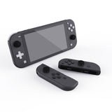 PlayVital Joystick Caps for NS, Thumbstick Caps for Switch Lite, Silicone Analog Cover for Joycon of Switch OLED, Thumb Grip Rocker Caps for Switch & Switch Lite & Switch OLED - Black- NJM1141