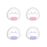 PlayVital Light Violet & Pink Cute Switch Thumb Grip Caps, Joystick Caps for NS Switch Lite, Silicone Analog Cover Thumbstick Grips for Joycon of Switch OLED - NJM1157