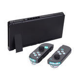 eXtremeRate 7 Colors 9 Modes NS Joycon DFS LED Kit for NS Switch, Multi-Colors Luminated ABXY Trigger Face White Buttons for NS Switch & Switch OLED Model JoyCon - JoyCon NOT Included - NSLED013G2