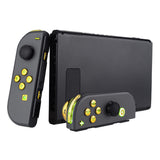 eXtremeRate 7 Colors 9 Modes NS Joycon DFS LED Kit, Multi-Colors Luminated Chrome Gold Classical Symbols ABXY Trigger Face Button for NS Switch Joy-Con Controller - Joycon NOT Included - NSLED016G2