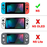 PlayVital AlterGrips Dockable Protective Case Ergonomic Grip Cover for Nintendo Switch, Interchangeable Joycon Cover w/Screen Protector & Thumb Grip Caps & Button Caps - The Great Wave off Kanagawa - TNSYT001