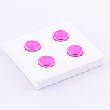 eXtremeRate Aluminum Pink Customized Bullet Action Buttons Custom Kits for PS4 Controller - P3J0207