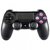 eXtremeRate Aluminum  Purple Customized Bullet Action Buttons Custom Kits for PS4 Controller - P3J0210