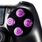 eXtremeRate Aluminum  Purple Customized Bullet Action Buttons Custom Kits for PS4 Controller - P3J0210