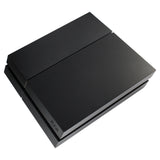 eXtremeRate Solid Matte Black HDD Bay Hard Drive Cover Shell Case Replacement Faceplate for PS4 Console - P4G010