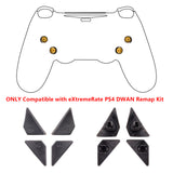 eXtremeRate Replacement Ergonomic Back Buttons, K1 K2 K3 K4 Paddles for PS4 Controller Dawn Remap Kit (Only fits with eXtremeRate Remap Kit) - P4GZ007