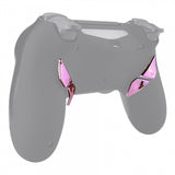 eXtremeRate Chrome Pink Glossy Replacement Redesigned Back Buttons K1 K2 K3 K4 Paddles for eXtremeRate PS4 Controller Dawn Remap Kit - P4GZ023