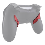 eXtremeRate Soft Touch Scarlet Red Replacement Redesigned Back Buttons K1 K2 K3 K4 Paddles for eXtremeRate PS4 Controller Dawn Remap Kit - P4GZ024