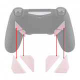 eXtremeRate Soft Touch Cherry Blossoms Replacement Redesigned Back Buttons K1 K2 K3 K4 Paddles for PS4 Controller Dawn Remap Kit - P4GZ026