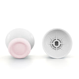 eXtremeRate Cherry Blossoms Pink & White Dual-Color Replacement 3D Joystick Thumbsticks, Analog Thumb Sticks with Phillips Screwdriver for PS4 Slim Pro Controller - P4J0129