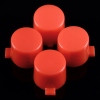 eXtremeRate Solid Red Action Buttons Repair for PS4 Controller -P4J0201