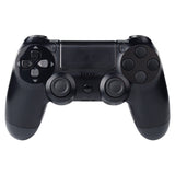 eXtremeRate Solid Black Action Buttons Repair for PS4 Controller -P4J0209