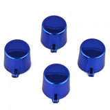 eXtremeRate Chrome Blue Action Buttons Repair for PS4 Controller-P4J0220